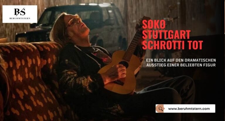 Soko Stuttgart Schrotti Tot – Ein Blick Auf Den Dramatischen Ausstieg Einer Beliebten Figur