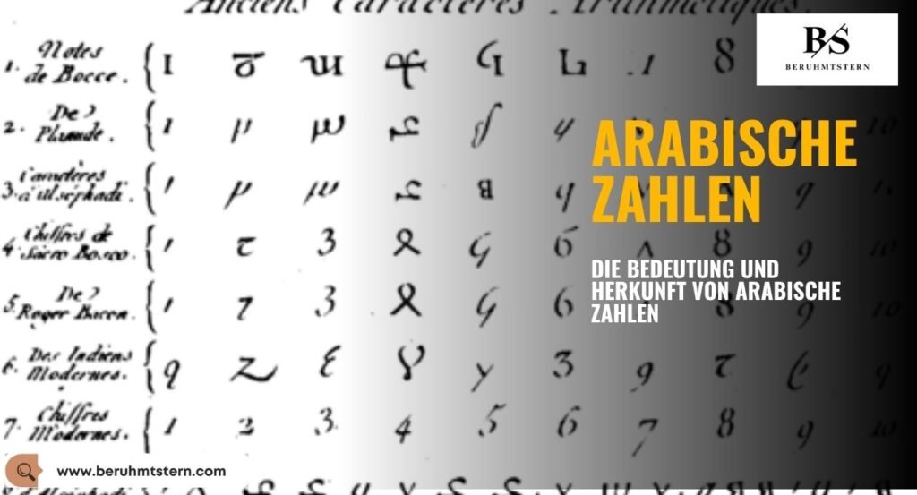 Die Bedeutung Und Herkunft Von Arabische Zahlen