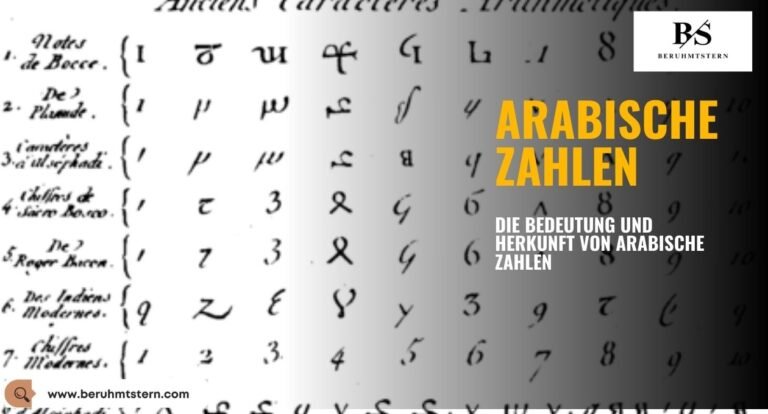 Die Bedeutung Und Herkunft Von Arabische Zahlen