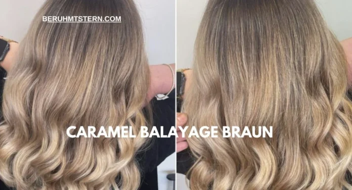 Caramel Balayage Braun